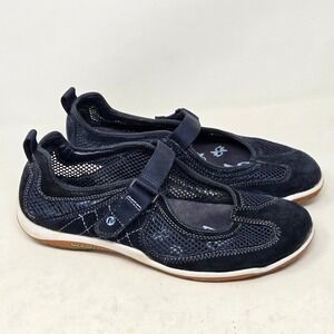 Merrell Mimosa Glee Navy Blue Mesh Suede Mary Jane Athletic Shoes Womens 8.5